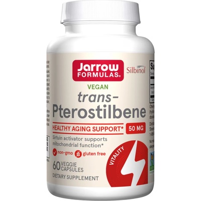 Jarrow Formulas Pterostilbene, 50 mg, 60 капсули, Jarrow Formulas (8413)