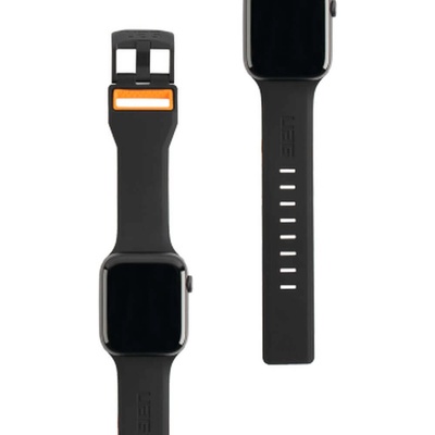 UAG Изключително здрава силиконова каишка за Apple Watch 42мм, 44мм, 45мм, 46мм, Ultra, Ultra 2 49мм - Urban Armor Gear Civilian Strap (черен) (19148D114097)