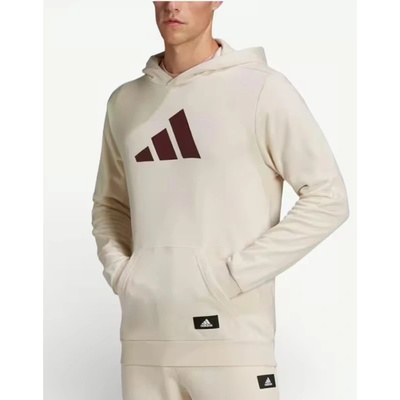 Adidas Future Icons Three Bar Hoodie White