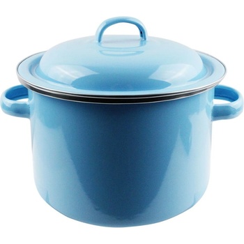 Elekom ТЕНДЖЕРА ЕК-1813 Е - емайлирана, 3.3 Литра, 0, 7мм дебелина, Светло синьо, Индукционно дъно, Ø18х13 cм (EK-1813 Е)