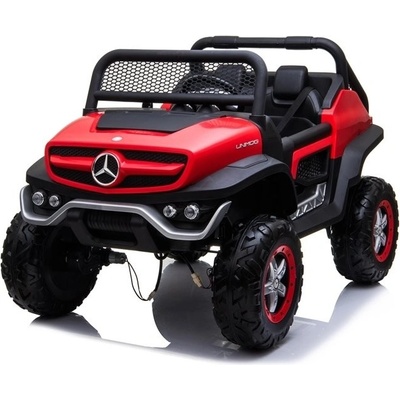 Mamido elektrické autíčko Mercedes Unimog 4x4 červená
