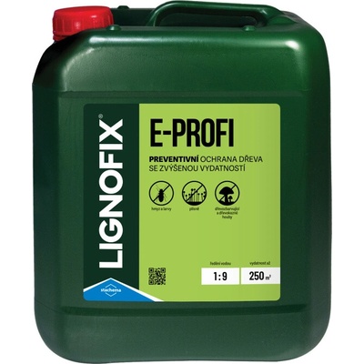 Lignofix E-profi prevence proti hmyzu, plísním, houbám, hnědý, 5 kg