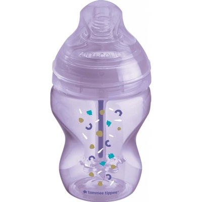 Tommee Tippee kojenecká lahev Anti Colic advanced fialová 1ks 260 ml