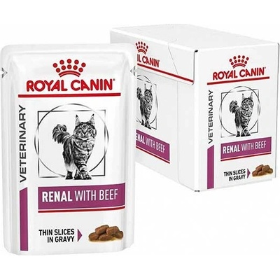 Royal Canin VHN Cat Renal Beef Gravy Kapsičky 12x85 g