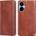 Tecno Camon 19 / 19 Pro Gloss Oil Solid Color /Magnetic Wallet Кожен Калъф и Протектор