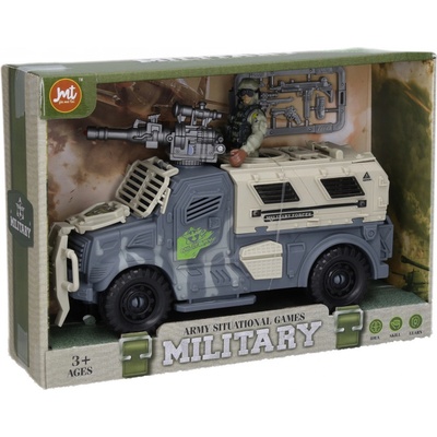 Wiky Vojenské vozidlo s figurkou a efekty 24 cm – Zbozi.Blesk.cz