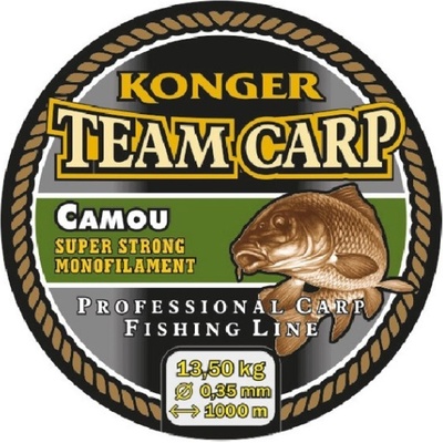 Konger Team Carp Camo Dark 1000 m 0,3 mm