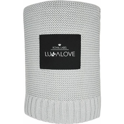 lullalove Velká bambusová dečka Šedá