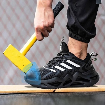 UNI STR Защитни работни обувки, метално бомбе, дишаща материя, противоплъзгащи (str1124)