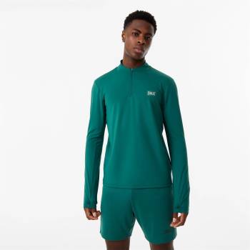 Everlast Мъжко горнище с цип Everlast Half Zip Funnel Neck Top Mens - Forest Green