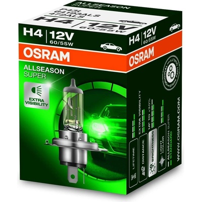 Osram Allseason Super H4 P43t 12V 60/55W 64193ALS