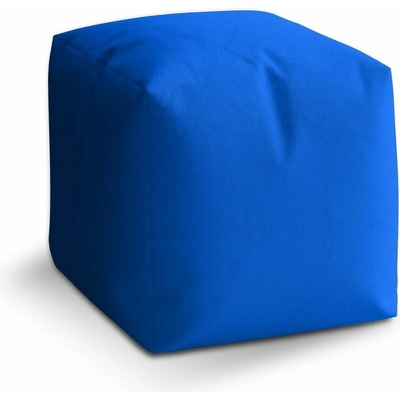 Sablio Taburet Cube Královská modrá: 40x40x40 cm