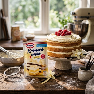 Dr. Oetker Krémová náplň vanilková 65 g
