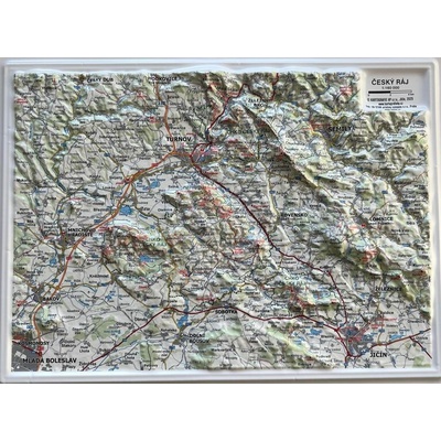 Kartografie HP Český Ráj 1:160 000 - 20 x 28 cm, lesy