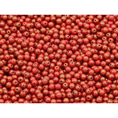 Glass beads, s.r.o. Mačkané kulaté korálky - 4 mm 93180/15495 Balení: 600ks