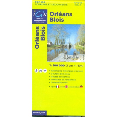 127 Orleans Blois 1:100t mapa