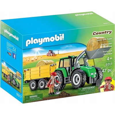 Playmobil 9317 Tractor with Trailer