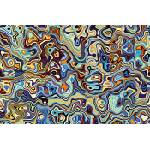DIMEX ART Флизелинов фототапет геометрично вълнообразно изображение 375 x 250 см