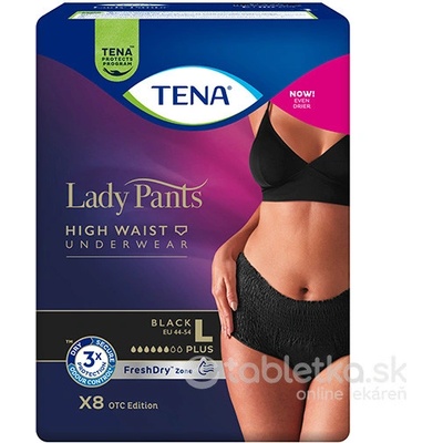 TENA Lady Pants Plus Black L 8 ks