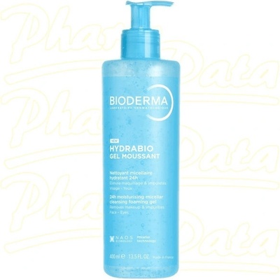 Bioderma Hydrabio Gel Moussant Hydratační a čistící gel na obličej 400 ml