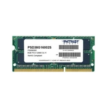 Patriot DDR3 8GB 1600MHz CL9 PSD38G16002S