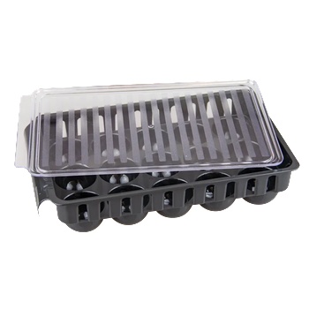 Image 1 of Horecano home-Кутия за яйца 15бр. АНТРАЦИТ (f-32 -a) (014879)