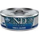 N&D Cat Ocean tuniak a losos 70 g
