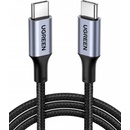 Ugreen 70428 USB-C / USB-C PD QC 3.0 5A 100W, 1,5m, sivý