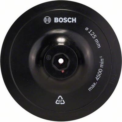 BOSCH Upevňovací deska se suchým zipem 125 mm, 8 mm 1609200154