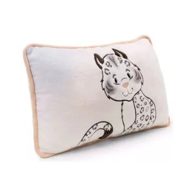 NICI Nici: Eleni Snowbell възглавница със снежен леопард - 43 x 25 cm