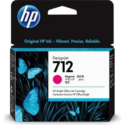 HP Оригинално мастило за принтер HP No712, 3ED68A, 29 ml, Magenta (3015102302)