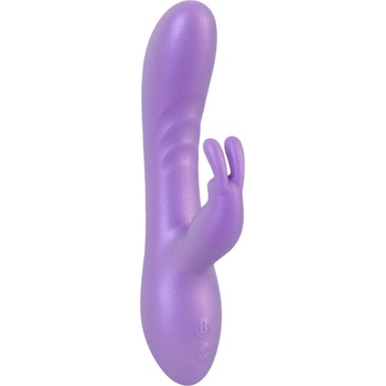 Sweet Smile Smile - вибратор с клитор стимулатор (лилав)