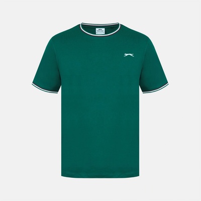 Slazenger Мъжка тениска Slazenger Slazenger Tipped T-Shirt Mens - Bottle Green