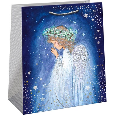 ARGUS Darčeková papierová taška (20 x 24 cm) - Modrý anjel 08490146