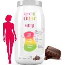 Ketofit Premium proteinový koktejl 1 260 g, 50 porcí