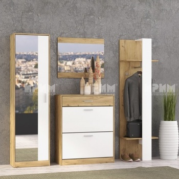 Image 1 of Bogdan Furniture I Портманто Модел 226 / 4047, Дъб дакота/Бяло