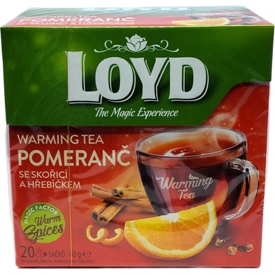 Loyd čaj pomaranč škorica klinčeky 40 g