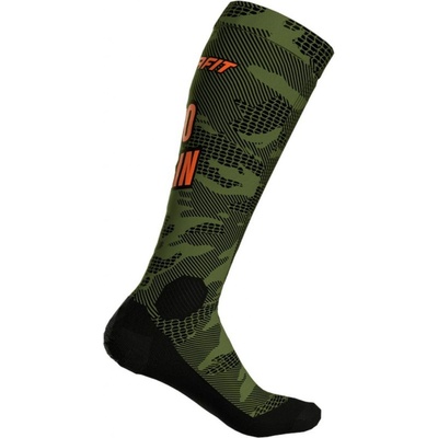 Dynafit podkolienky FT Graphic Socks Winter Moss Zelená