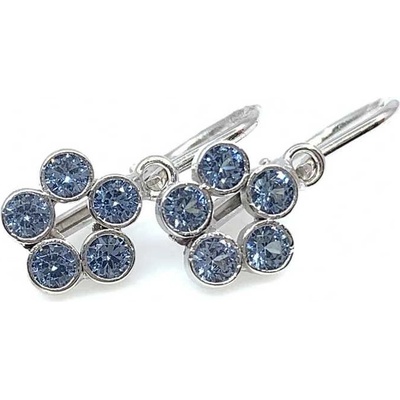Jan Kos jewellery zlaté náušnice s modrým kamenem 31503374