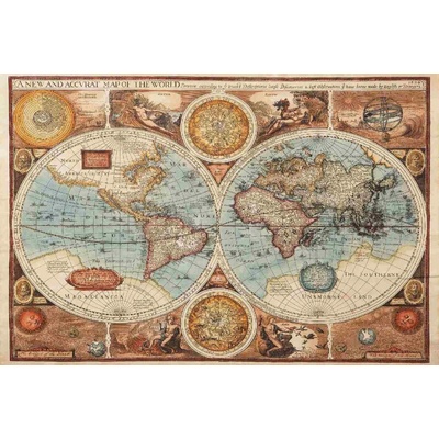 Dimex MS-5-1533 Vliesová fototapeta Stará mapa III. rozměry 375 x 250 cm