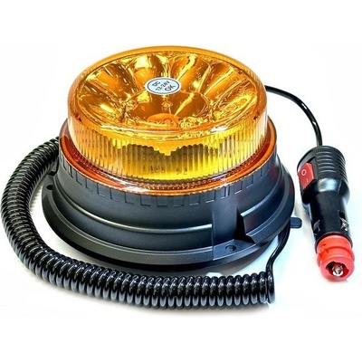 Autolamp maják LED magnetický 12V-24V oranžový 12 LED*1W 141x82mm – Zbozi.Blesk.cz