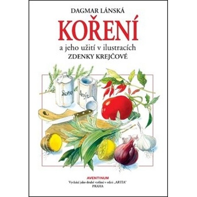Koření a jeho užití v ilustracích Zdenky Krejčové