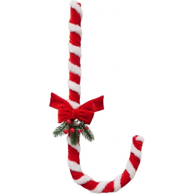 Boltze Home Měkká vánoční cukroví hůl VELVY, 52 cm