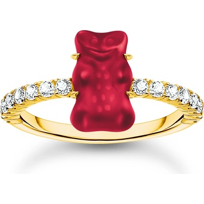 Thomas Sabo TR2459 414 10 Gold prstýnek with red Goldbears