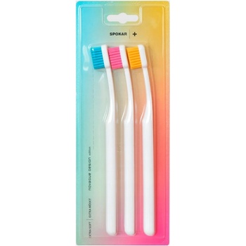 Spokar 3428 Plus zubná kefka Extra Soft 3 ks