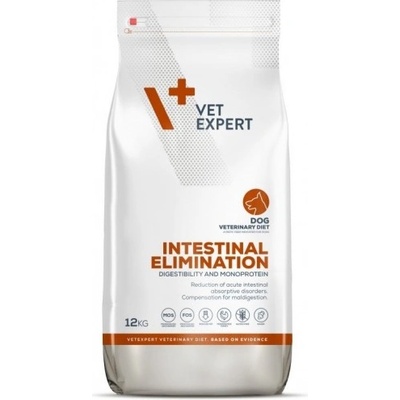 VetExpert Veterinary Diet Intestinal elimination dog - суха храна за кучета, за подпомагане на остра чревна малабсорбция и за ограничаване на чревната абсорбция, 12 кг, Vet Expert - Полша