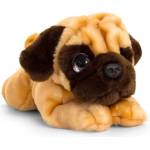 Keel Toys - Плюшено легнало куче - Бебе Мопс 32 см