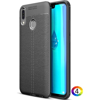 Huawei Y9 (2019) / Enjoy 9 Plus Удароустойчив Litchi Skin Калъф и Протектор