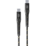 Cellularline Кабел Cellularline Tetraforce, от USB C(м) към USB C(м), 2m, черен (IT8678)