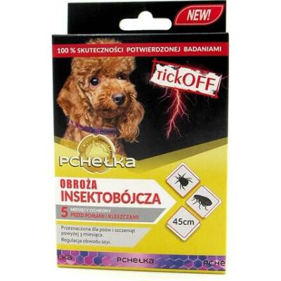 Pchełka TickOFF Insekticídny obojok pre psa 45 cm